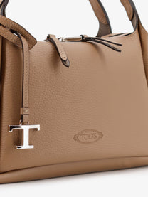 Tod's Women's Apa Leather Crossbody Bag Beige