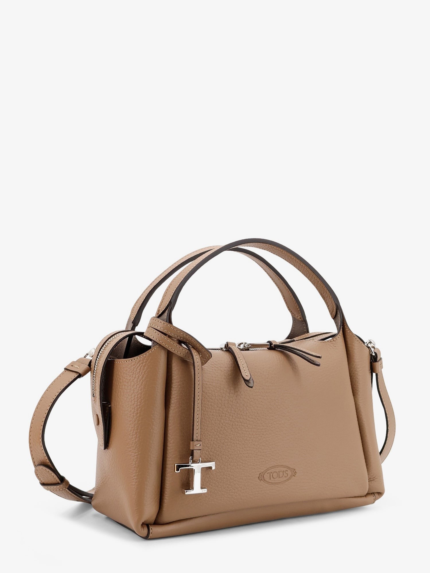 Tod's Women's Apa Leather Crossbody Bag Beige