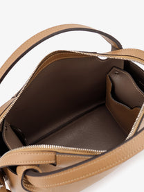 Tod's Women's Apa Leather Crossbody Bag Beige