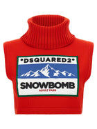 Dsquared2 Après Ski Cropped Vest Red