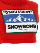 Dsquared2 Après Ski Cropped Vest Red
