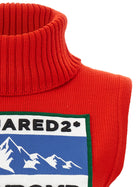 Dsquared2 Après Ski Cropped Vest Red