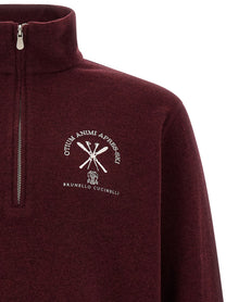 Brunello Cucinelli Apres Ski Sweatshirt Red, view 3