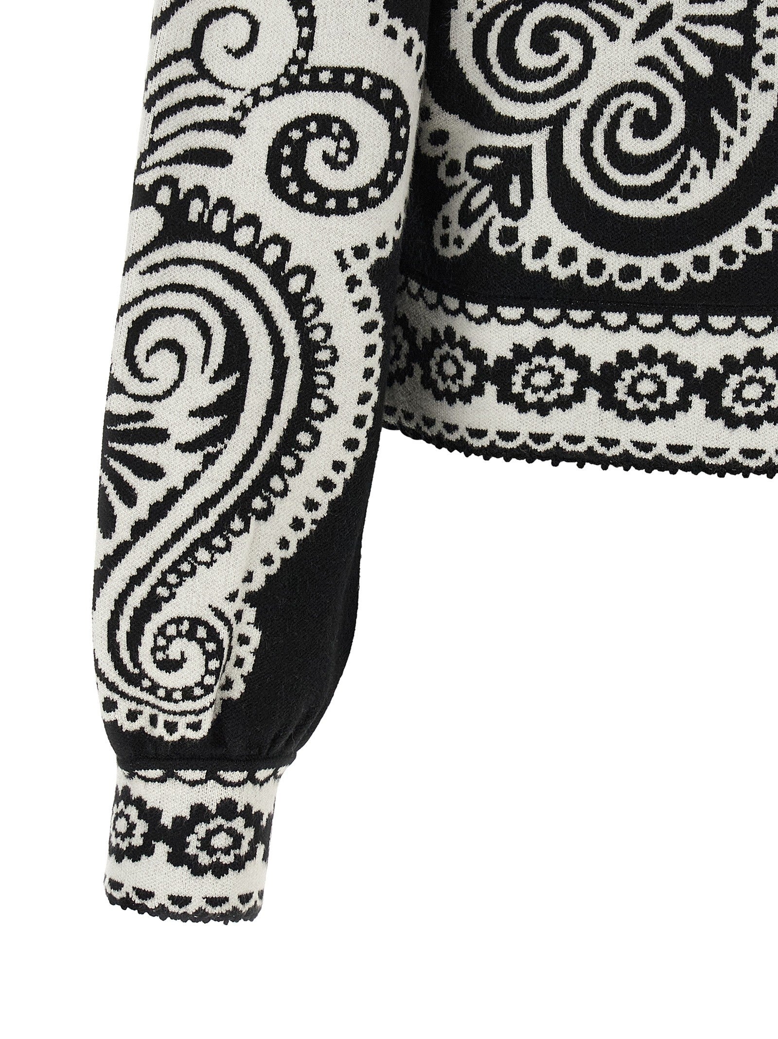 FARM Rio Arabesque Cardigan White