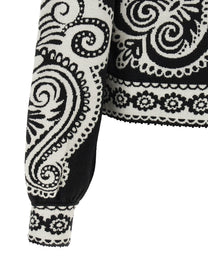 FARM Rio Arabesque Cardigan White