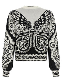 FARM Rio Arabesque Cardigan White