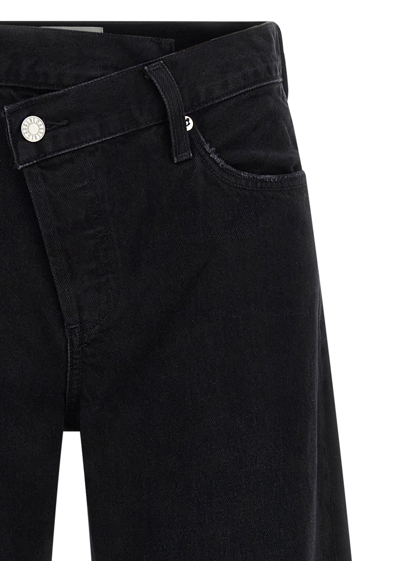 Agolde Arc Criss Cross Jeans Black