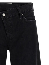 Agolde Arc Criss Cross Jeans Black
