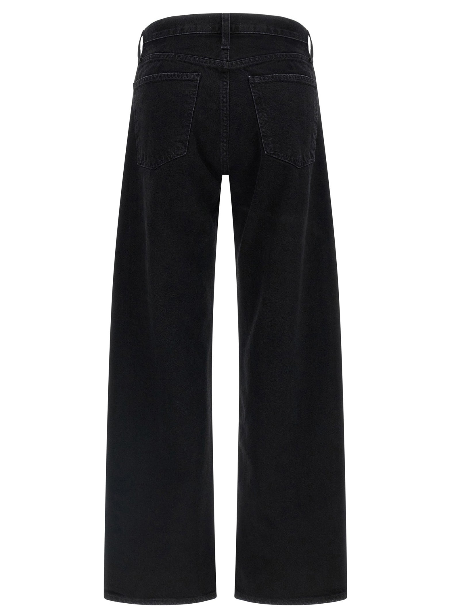 Agolde Arc Criss Cross Jeans Black