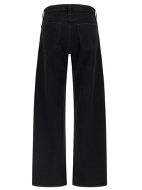 Agolde Arc Criss Cross Jeans Black