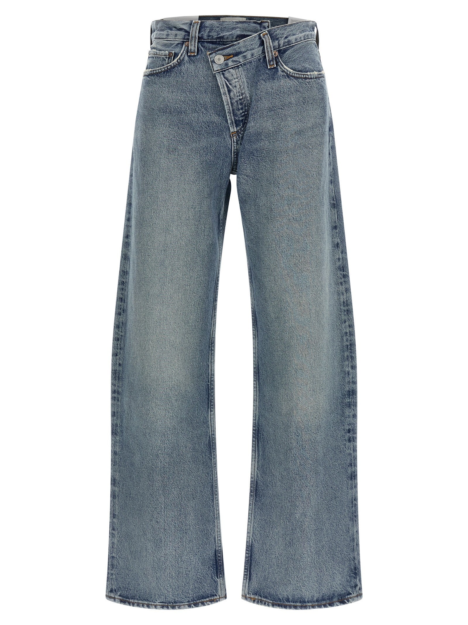 Agolde Arc Criss Cross Jeans Blue