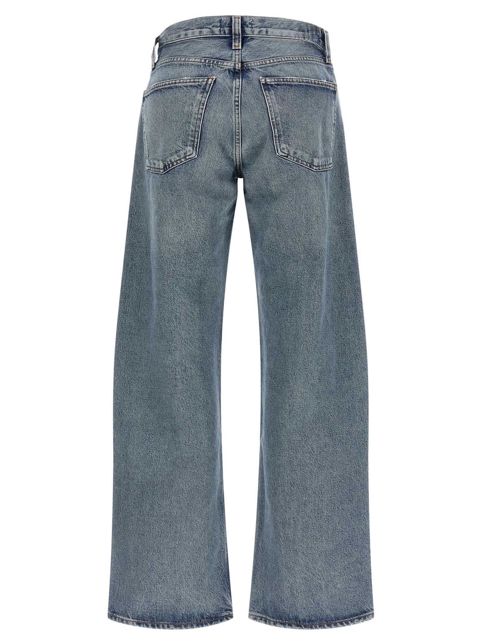 Agolde Arc Criss Cross Jeans Blue