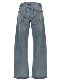Agolde Arc Criss Cross Jeans Blue