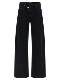 Agolde Arc Criss Cross Jeans Black