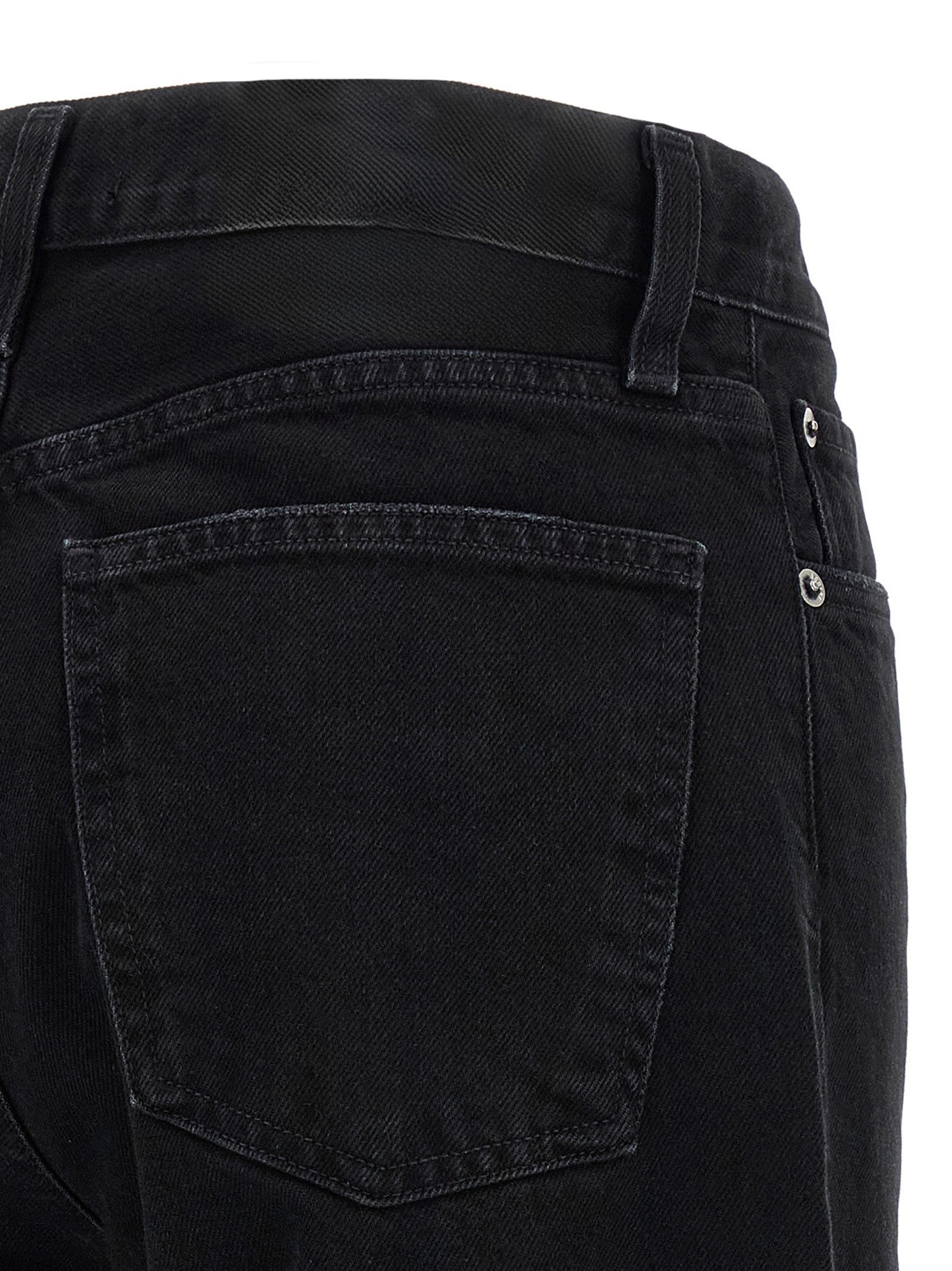 Agolde Arc Criss Cross Jeans Black