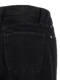 Agolde Arc Criss Cross Jeans Black