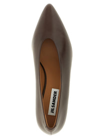 Jil Sander Arc Pumps Brown