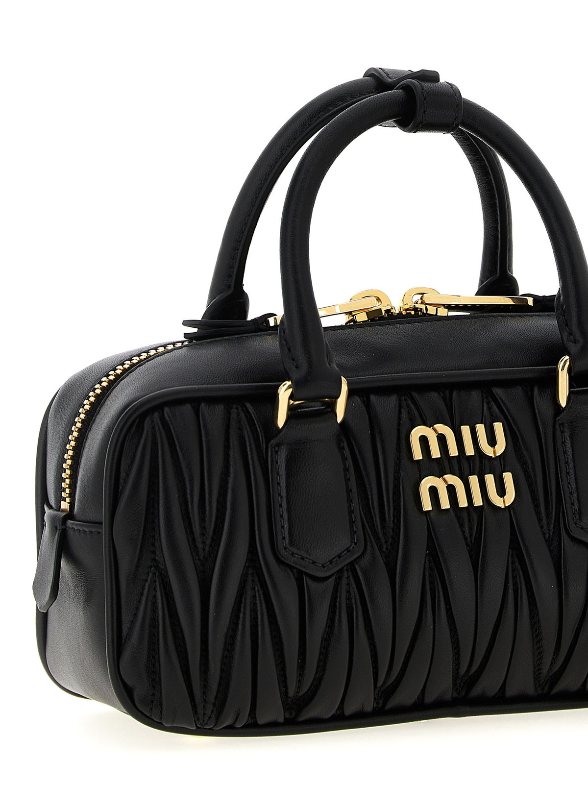 Miu Miu Arcadie Handbag Black, view 3