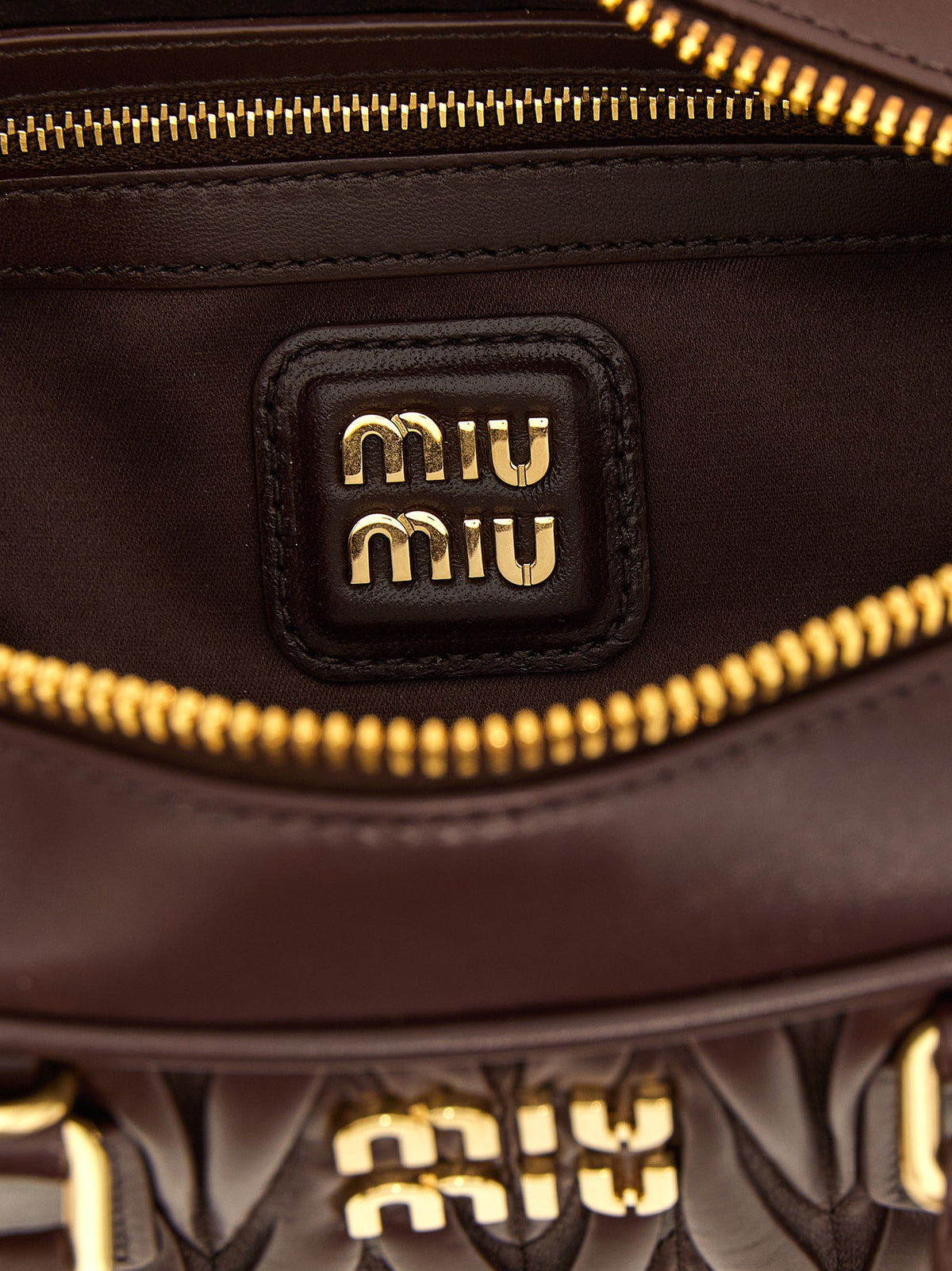 Miu Miu Arcadie Handbag Brown, view 4