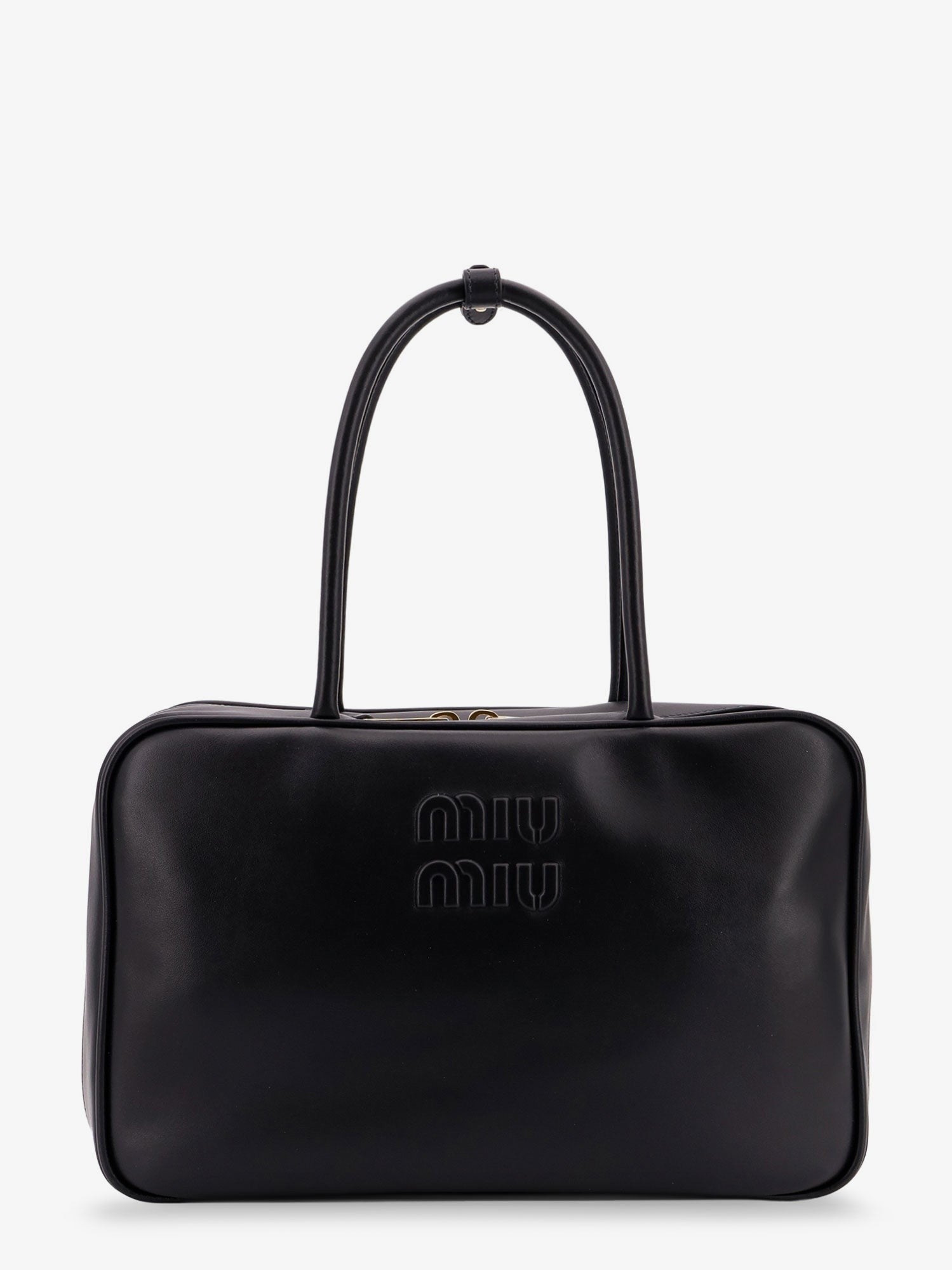 Miu Miu Women's Arcadie Softy Leather Handbag Black