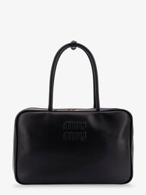 Miu Miu Women's Arcadie Softy Leather Handbag Black