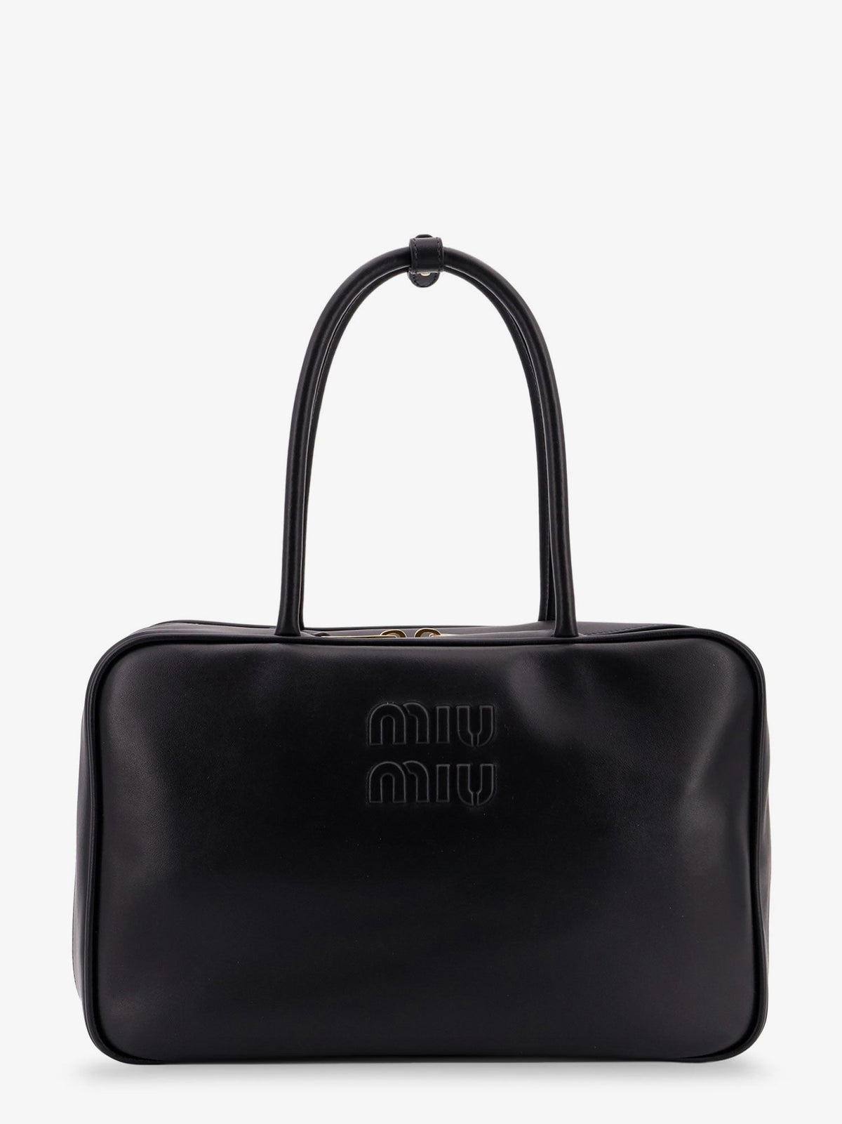 Miu Miu Women's Arcadie Softy Leather Handbag Black