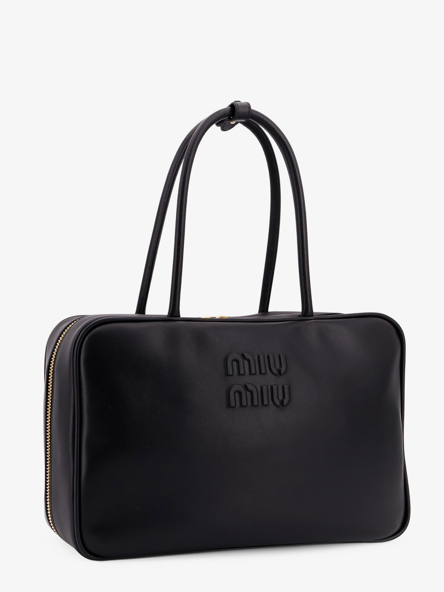 Miu Miu Women's Arcadie Softy Leather Handbag Black