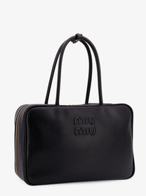 Miu Miu Women's Arcadie Softy Leather Handbag Black