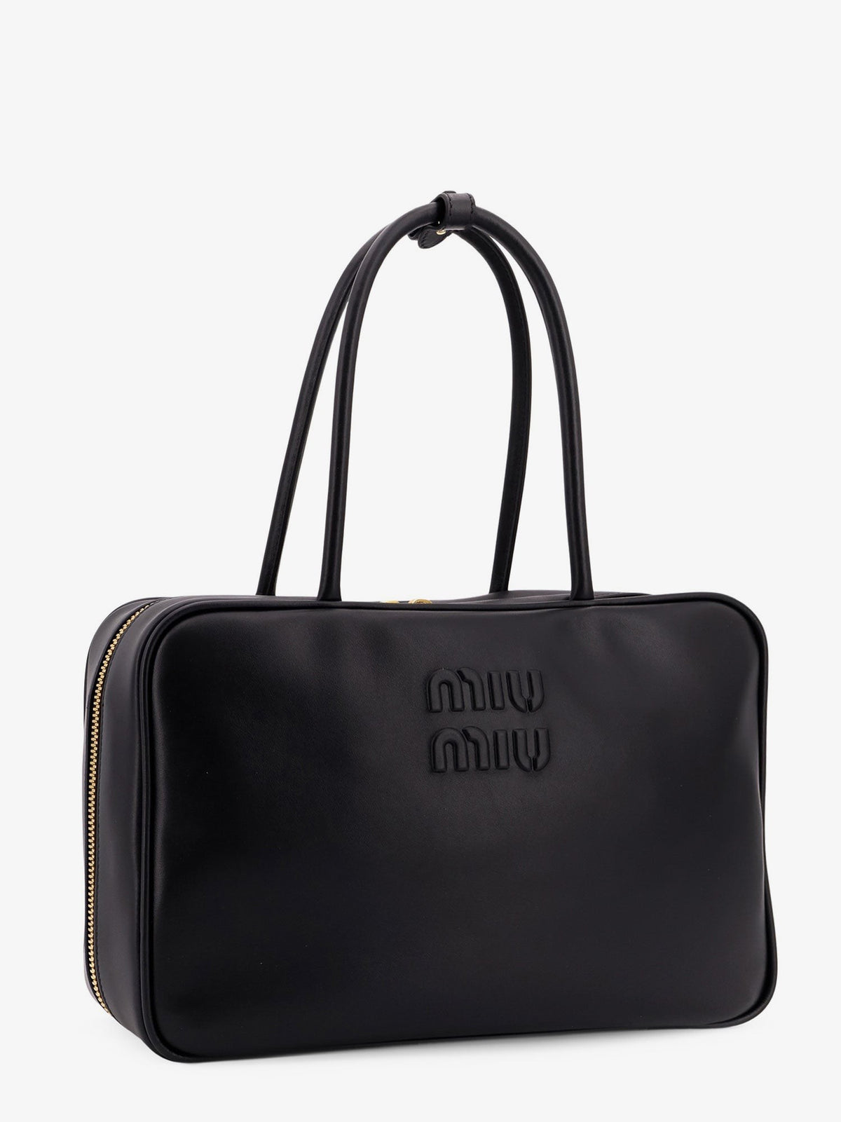 Miu Miu Women's Arcadie Softy Leather Handbag Black, view 4