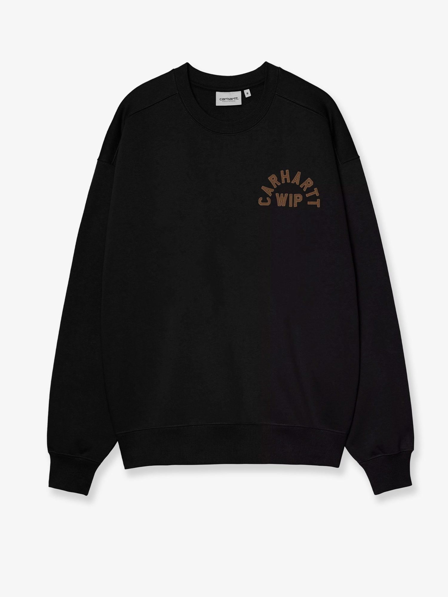 Carhartt Wip Men's Arch Script Cotton Blend Sweatshirt Black
