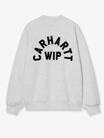 Carhartt Wip Men's Arch Script Cotton Blend Sweatshirt Black
