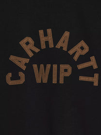 Carhartt Wip Men's Arch Script Cotton Blend Sweatshirt Black