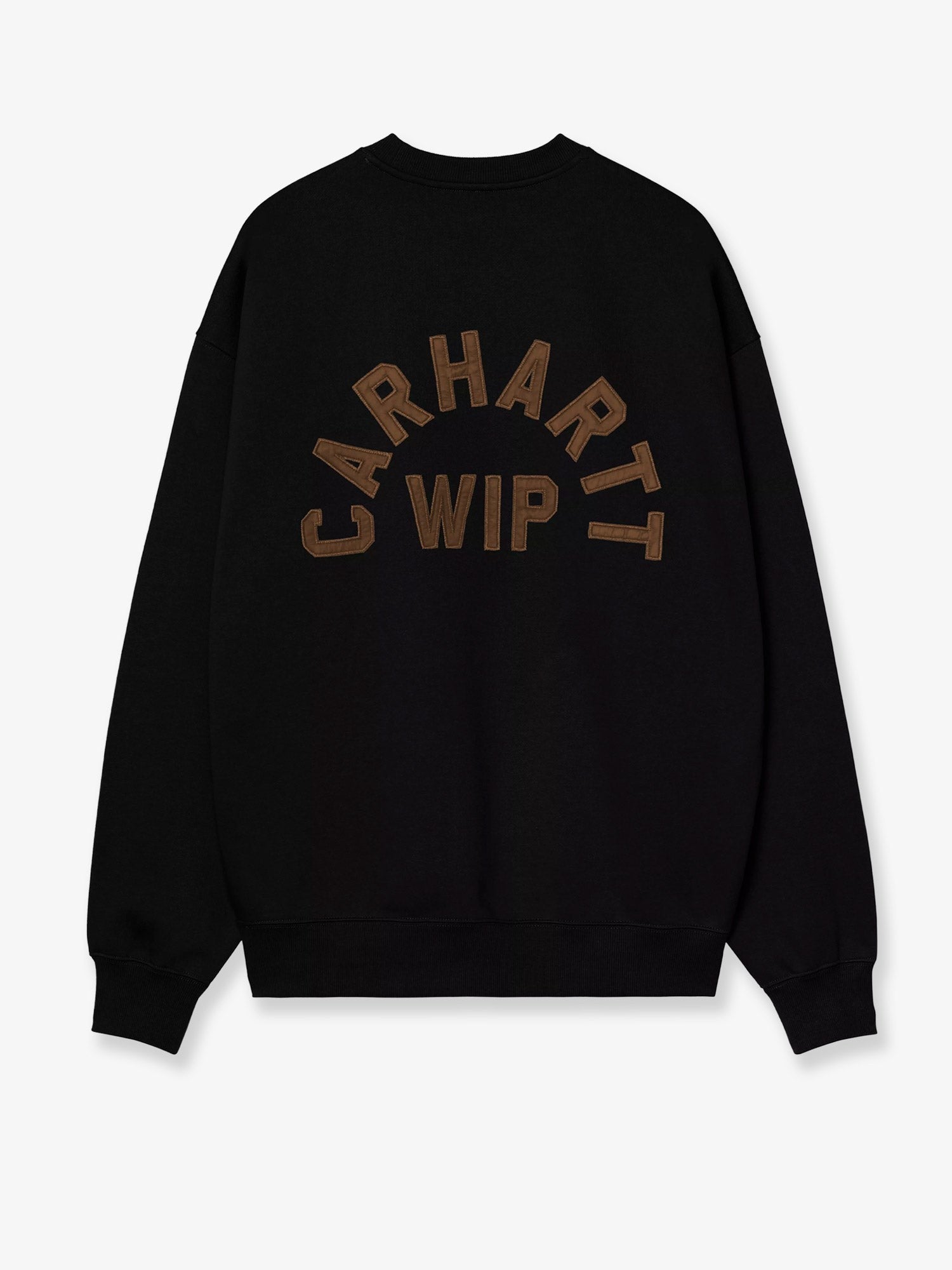 Carhartt Wip Men's Arch Script Cotton Blend Sweatshirt Black