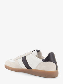 Tom Ford Men's Archer Suede and Leather Low Top Sneakers White