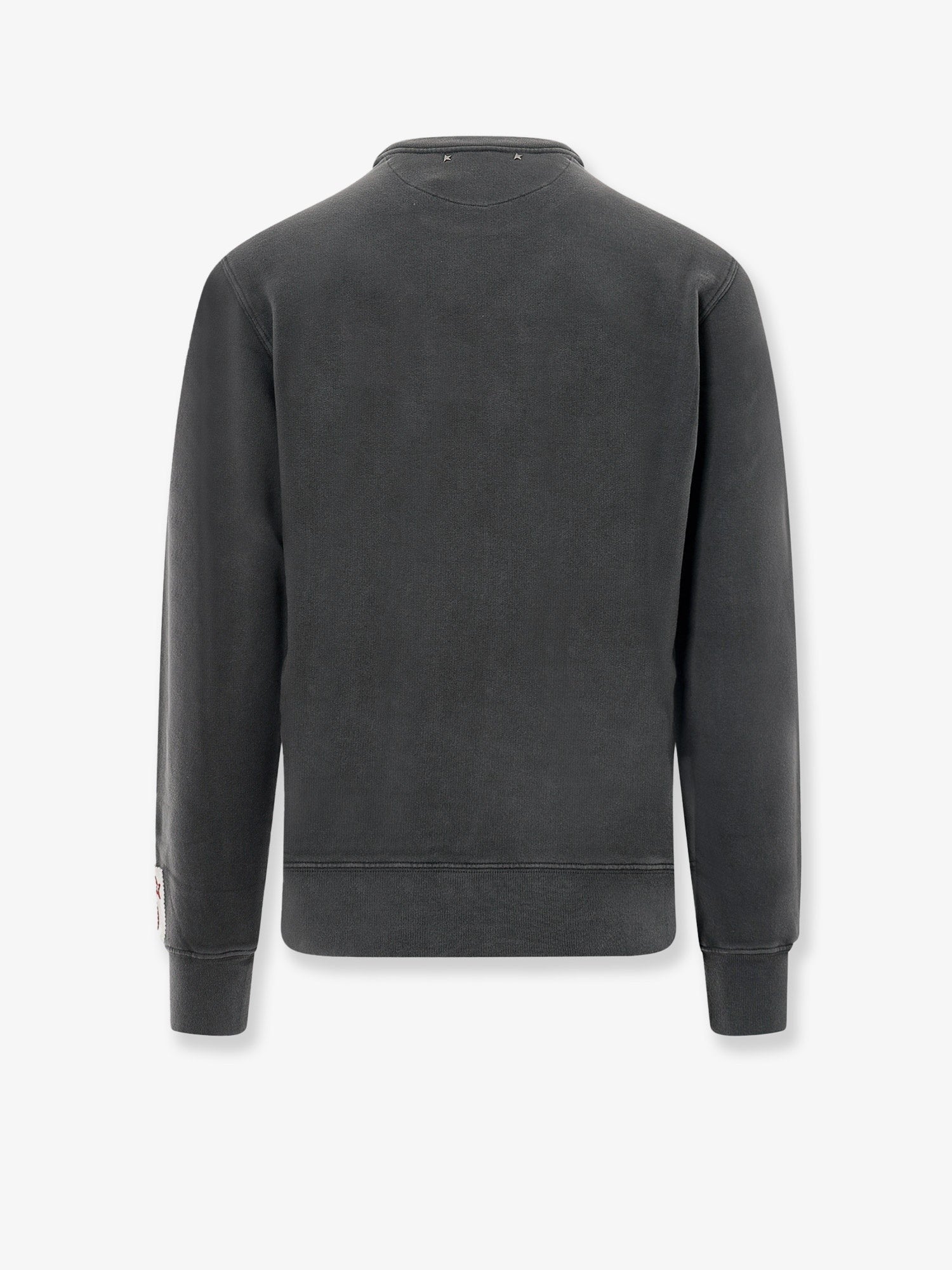 Golden Goose Men's Archibald Distressed Cotton Sweatshirt Grey