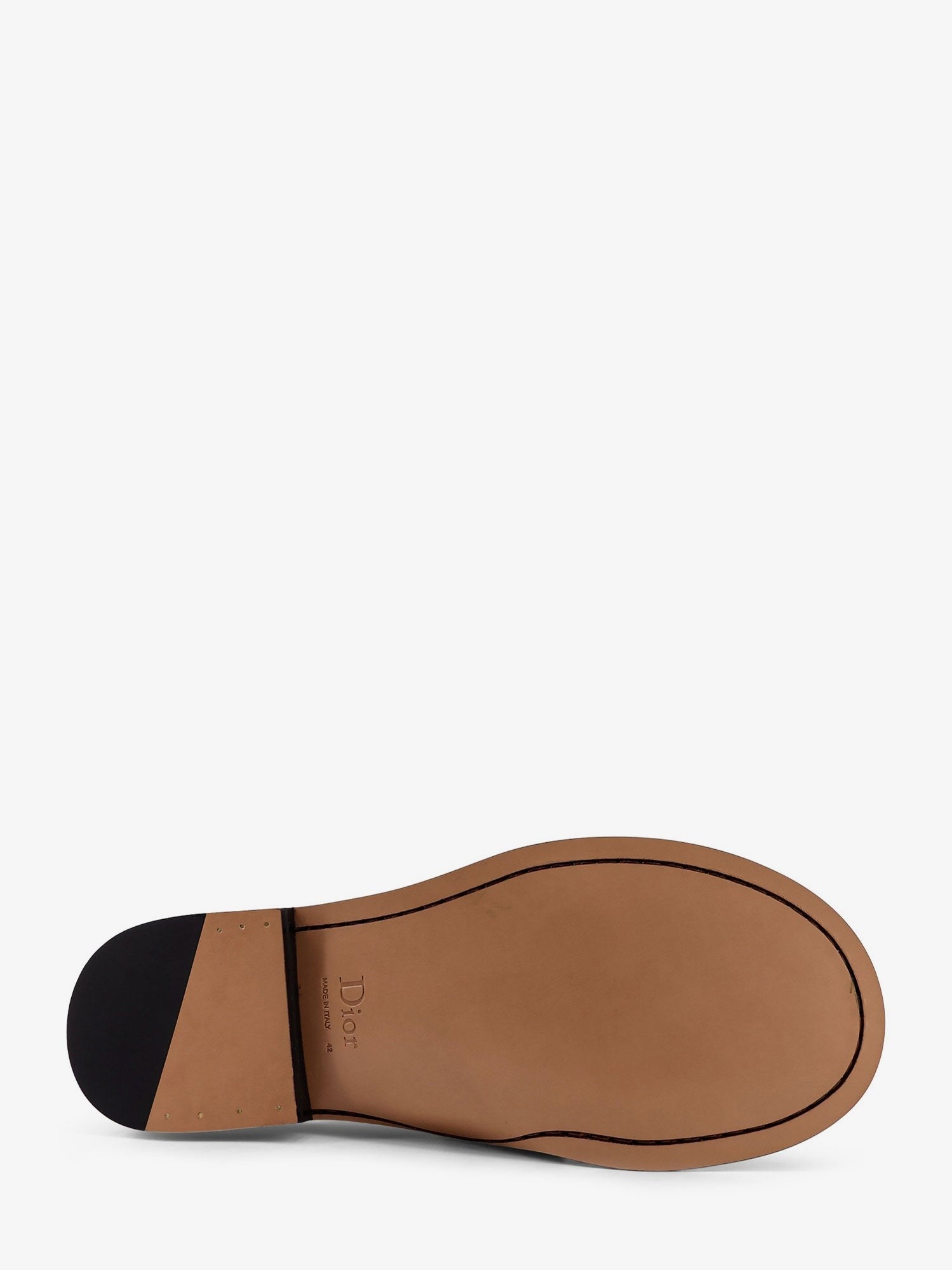 Dior Men's Archie Leather Loafers Brown Dior
