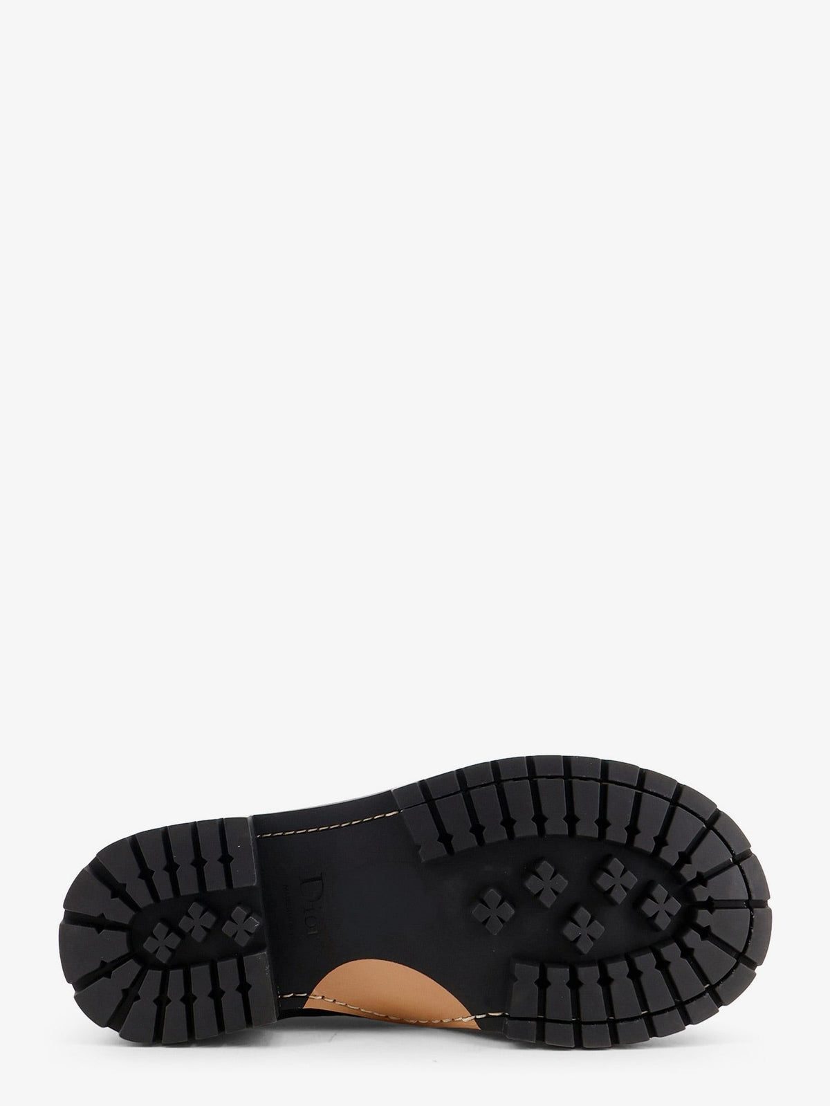 Dior Men's Archie Lug Leather Moccasin Beige
