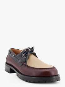 Dior Men's Archie Lug Leather Moccasin Beige
