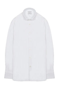 Archivium be updated men’s camicia crisp white dress shirt with classic collar and smooth cotton fabric