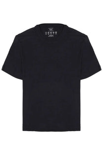 Black short-sleeved crew neck t-shirt by off-white combines casual style with premium fabric for everyday wear