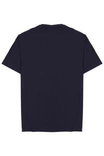 Archivium be updated men’s shirt in tessuto tecnico blue dark navy blue short-sleeved crew neck t-shirt