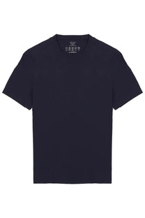 Archivium be updated men’s navy blue cotton t-shirt with crew neck and short sleeves in tessuto tecnico fabric