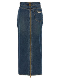 AREA - AREA - ’Zip Slit Midi’ skirt - Women’s Bottoms