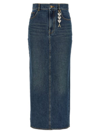 AREA - AREA - ’Zip Slit Midi’ skirt - Women’s Bottoms