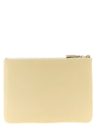 Comme Des Garcons Wallet Arecalf Classic Line Wallet Beige, view 2