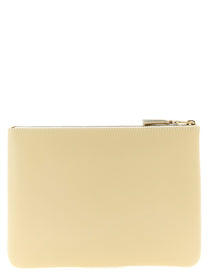 Comme Des Garcons Wallet Arecalf Classic Line Wallet Beige