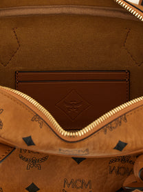 MCM Aren East West Shoulder Bag Brown