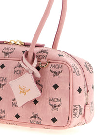 MCM Aren East West Small Shoulder Bag Blue
