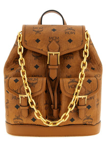 MCM Aren Mini Backpack Brown
