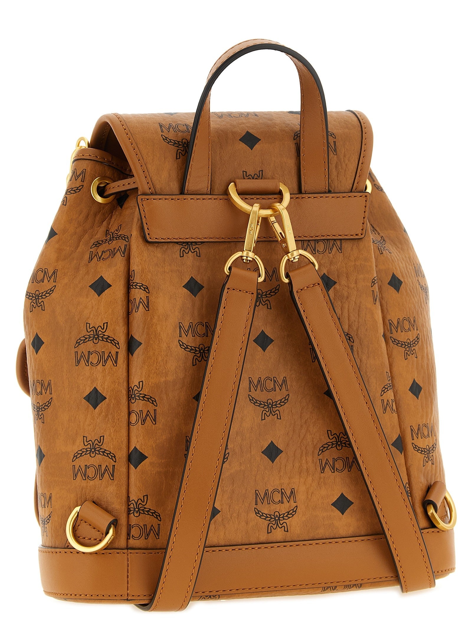 MCM Aren Mini Backpack Brown
